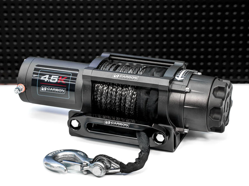 Load image into Gallery viewer, Carbon 4.5k 4500lb ATV/Trailer Winch
