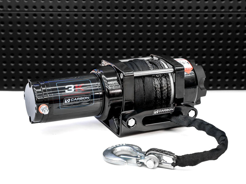 Load image into Gallery viewer, Carbon 3.0k 3000lb ATV/Trailer Winch V2
