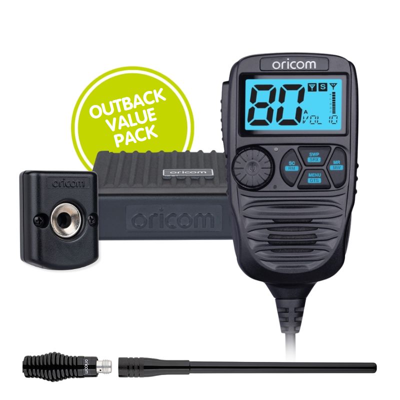 Load image into Gallery viewer, Oricom DTX4200X4PK Outback Value Pack - UHF CB Radio with ANU913 Antenna
