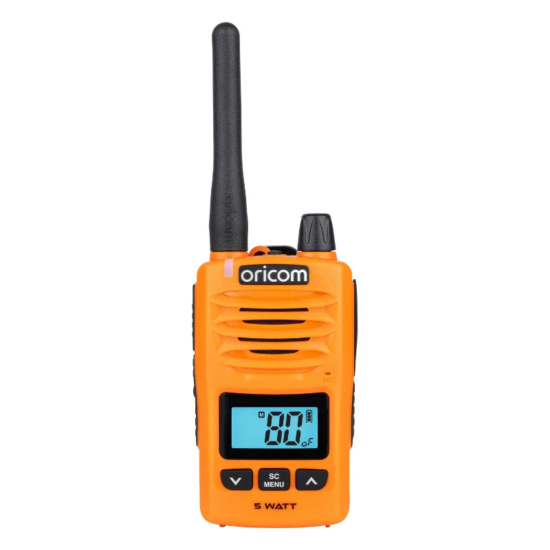 Load image into Gallery viewer, Oricom DTXTP600 5 Watt IP67 Waterproof Handheld UHF CB Radio Trade Pack
