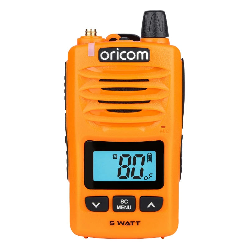 Load image into Gallery viewer, Oricom DTX600 Orange 5 Watt Handheld UHF CB Radio
