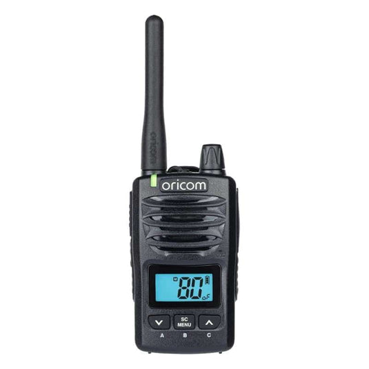Oricom DTX600 Black 5 Watt Handheld UHF CB Radio
