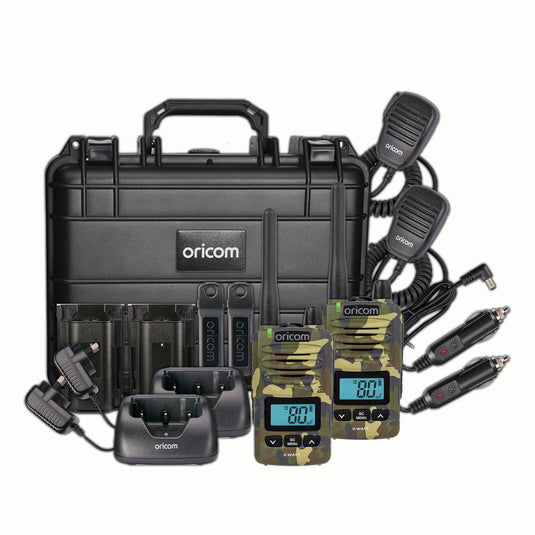 Oricom DTXTP600 5 Watt IP67 Waterproof Handheld UHF CB Radio Trade Pack