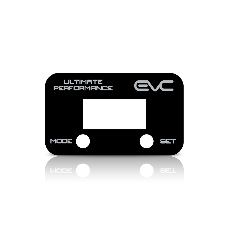 Load image into Gallery viewer, Black electronic panel with 'Ultimate Performance' and 'EVC' branding on a white background

