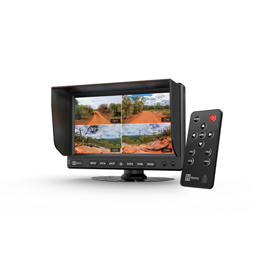 Hema HM-MNT 7” AHD 4-Channel Display Monitor