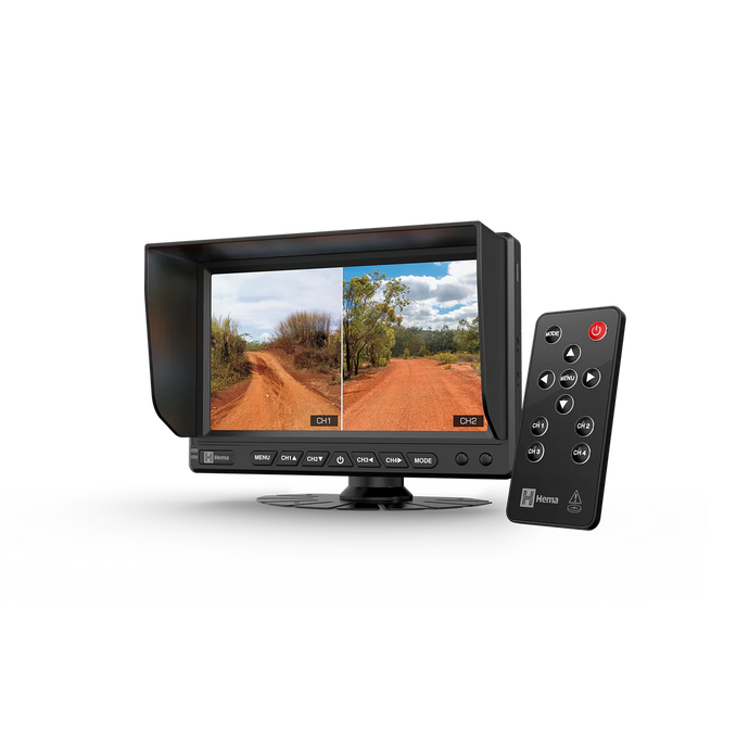 Hema HM-MNT 7” AHD 4-Channel Display Monitor