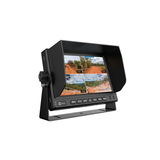 Hema HM-MNT 7” AHD 4-Channel Display Monitor Side