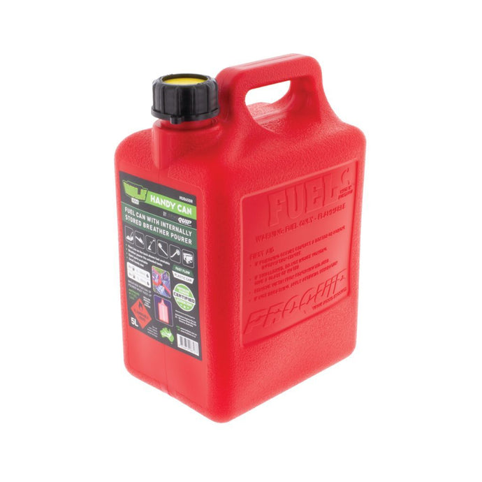 Hulk 4x4 Plastic Handy Fuel Can 5 Litre