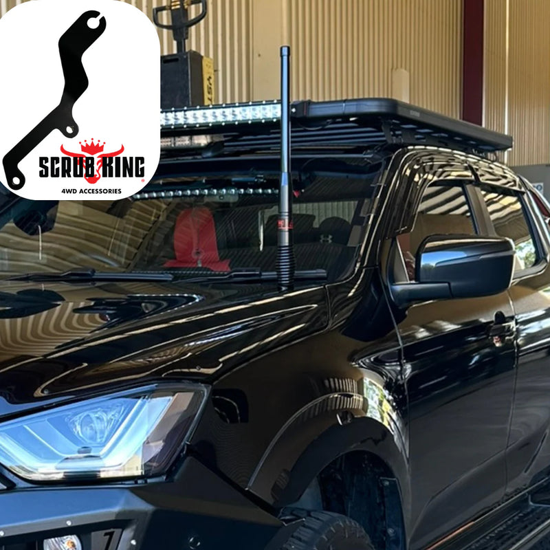 Load image into Gallery viewer, Isuzu D-Max 2021-On Bonnet Hinge UHF Antenna Bracket

