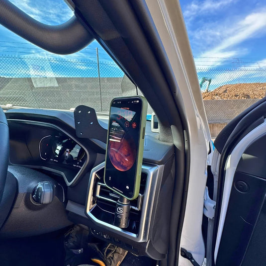 Scrub King JAC T9 mount bracket with M5 Nyloc nut and hardware pack