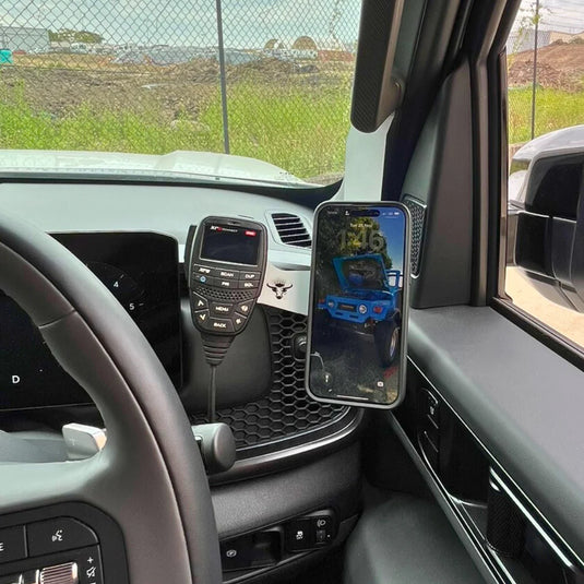 KIA Tasman 2025-On Scrub King Phone & UHF Mount - Shipping out 17/12/25