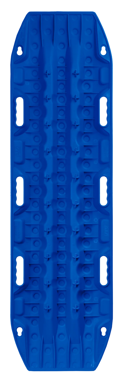 MAXTRAX MKII FJ Blue boards stacked showing compact 85mm profile