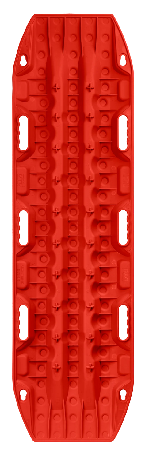 MAXTRAX MKII FJ Red boards stacked showing compact 85mm profile