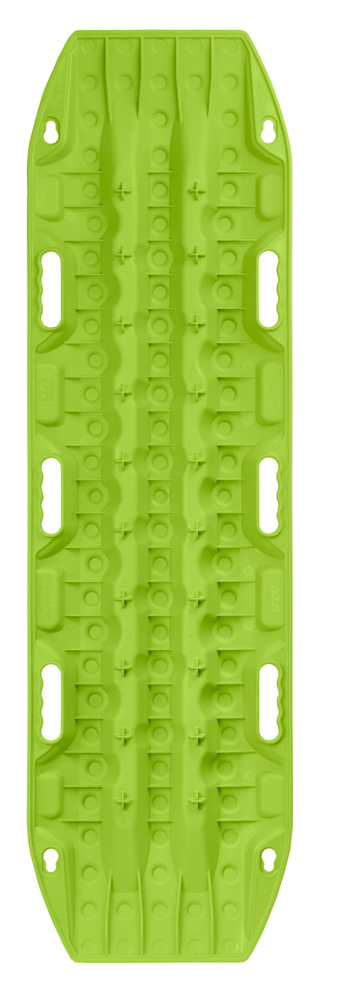 Load image into Gallery viewer, MAXTRAX MKII Lime Green boards stacked showing compact 85mm profile
