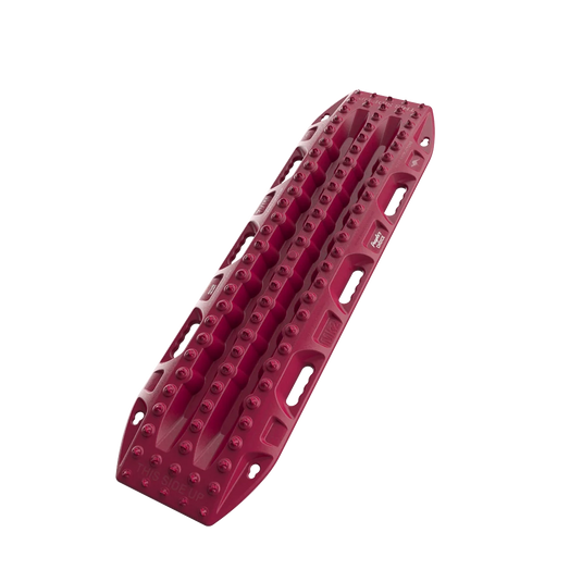 MAXTRAX MKII Maroon recovery track keyhole mounting point close-up