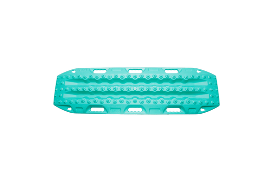 MAXTRAX MKII Turquoise recovery track keyhole mounting point close-up