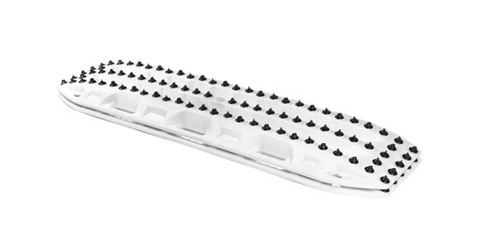 MAXTRAX XTREME Ghost White board showing 88 hard-anodised alloy teeth