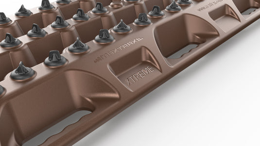 MAXTRAX XTREME Pearl Bronze recovery track glove-friendly handle detail