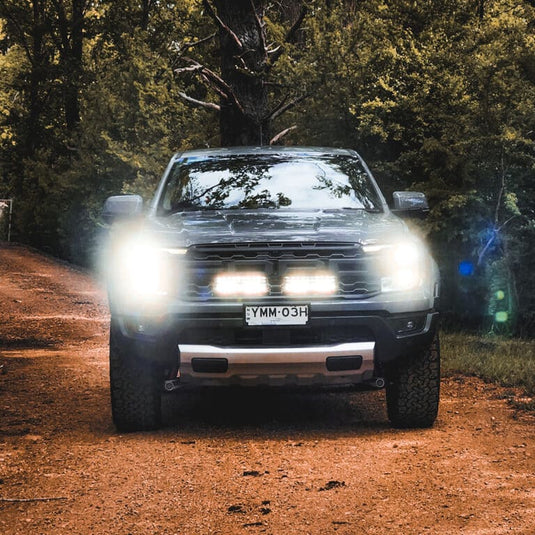 Ford Raptor Ranger Lighting Ford Next-Gen Ranger Raptor 2022-On Behind Grille Light Bar Kit ...