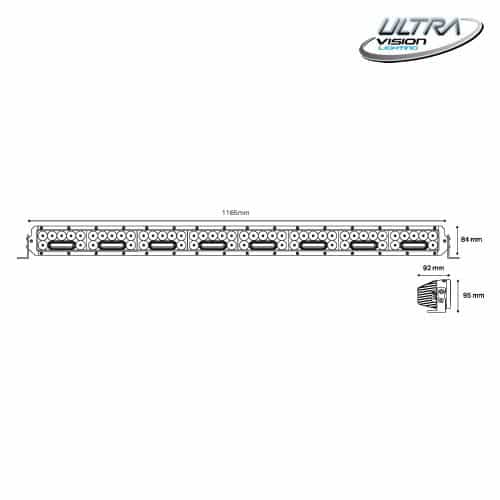Ultra Vision NITRO Maxx 405W 45″ LED Light bar