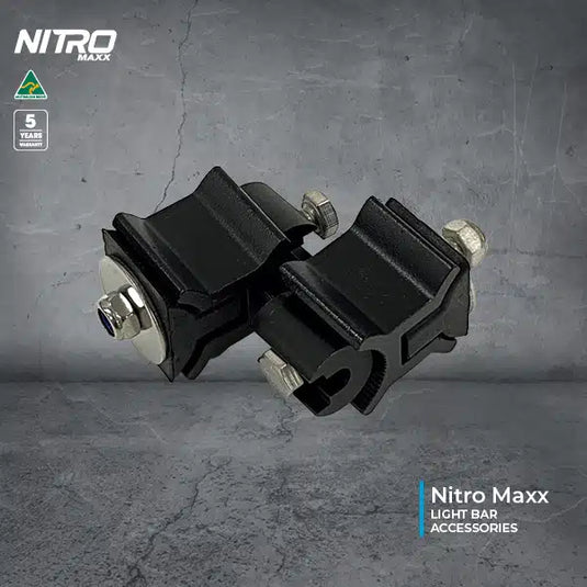 Ultra Vision Nitro Maxx Dual Row Light Bar Base Mount Brackets pair