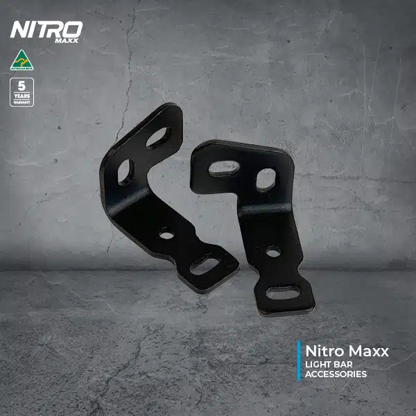 Load image into Gallery viewer, Ultra Vision Nitro Maxx Dual Row Light Bar Side Mount Brackets Pair
