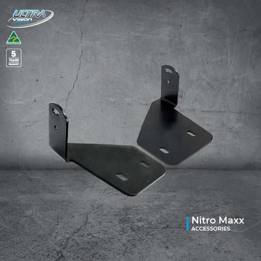 Ultra Vision Nitro Maxx Light Bar Brackets to suit Rhino Pioneer Platform (below rack)