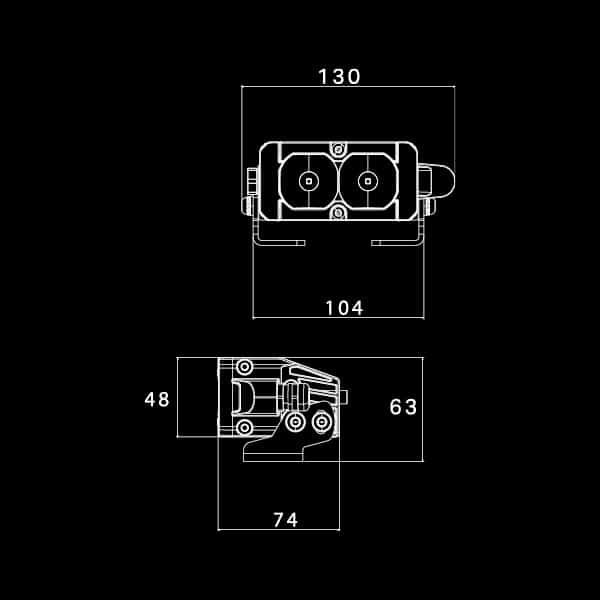 Load image into Gallery viewer, Ultra Vision Nitro Maxx 12W 4″ Single Row Light Bar
