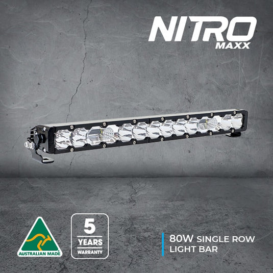 Ultra Vision Nitro Maxx 80W 21″ Single Row Light Bar