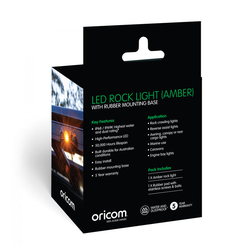 Load image into Gallery viewer, Oricom Amber LED Rock Light
