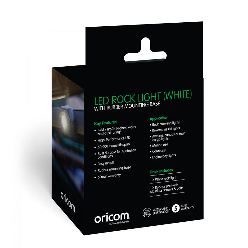 Load image into Gallery viewer, Oricom White LED Rock Light
