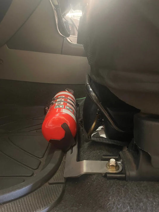 Mitsubishi Pajero Fire Extinguisher Bracket | Scrub King