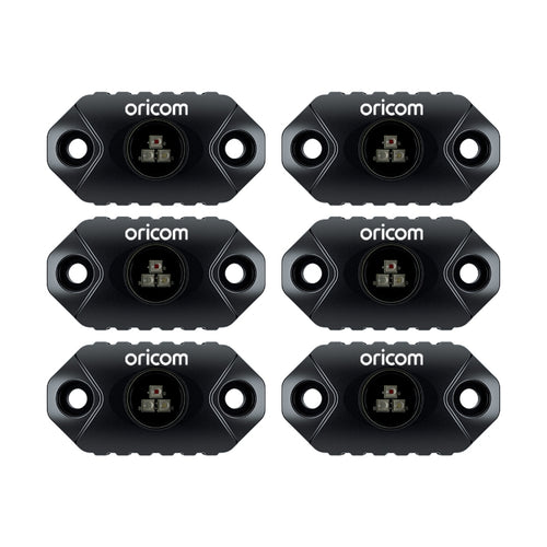 Oricom LED RGB Rock Light 6 Pack