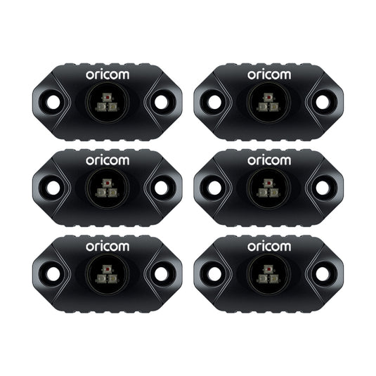 Oricom LED RGB Rock Light 6 Pack