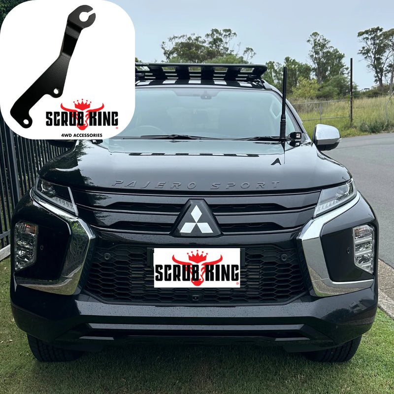 Load image into Gallery viewer, Mitsubishi Pajero Sport 2022-On Bonnet Hinge UHF Antenna Bracket
