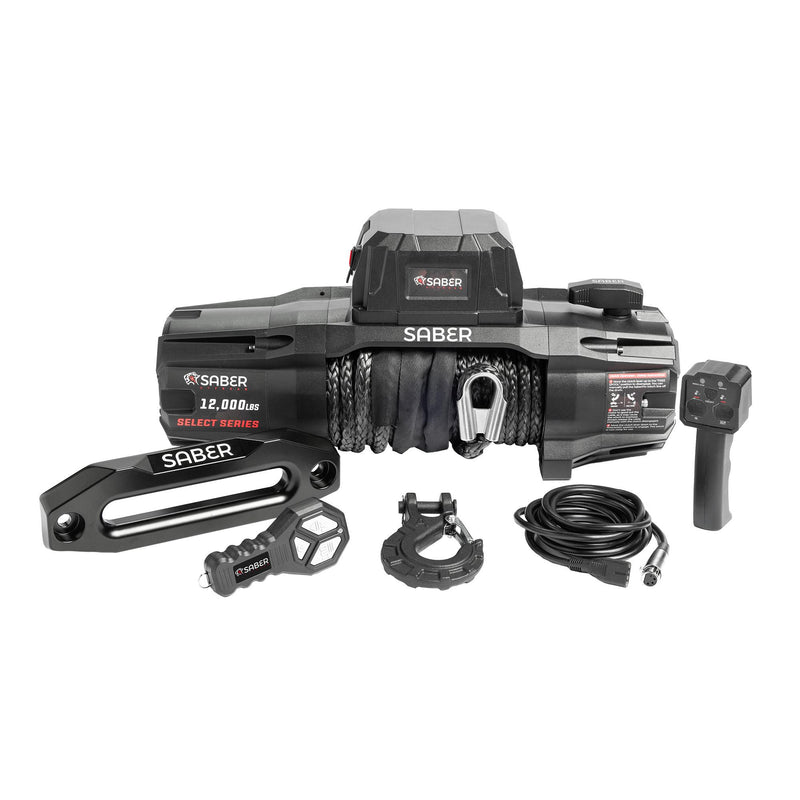 Load image into Gallery viewer, Saber Offroad Select Series 12,000lbs Winch
