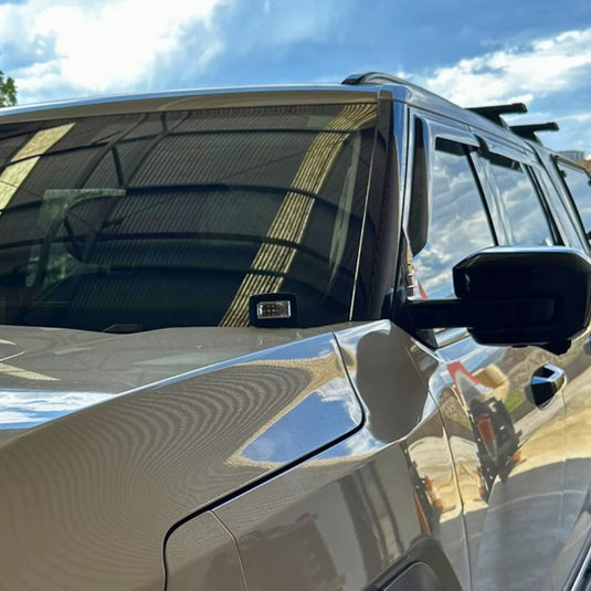 MG U9 2025-On Scrub King Bonnet Hinge Ditch Light Bracket Pair