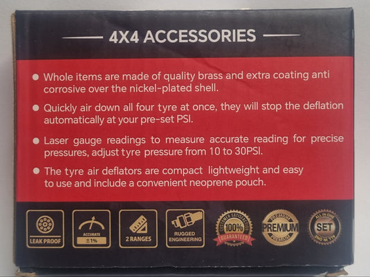 Scrub King Tyre Deflators – Australian 4WD off-road accessories – Stage1Customs