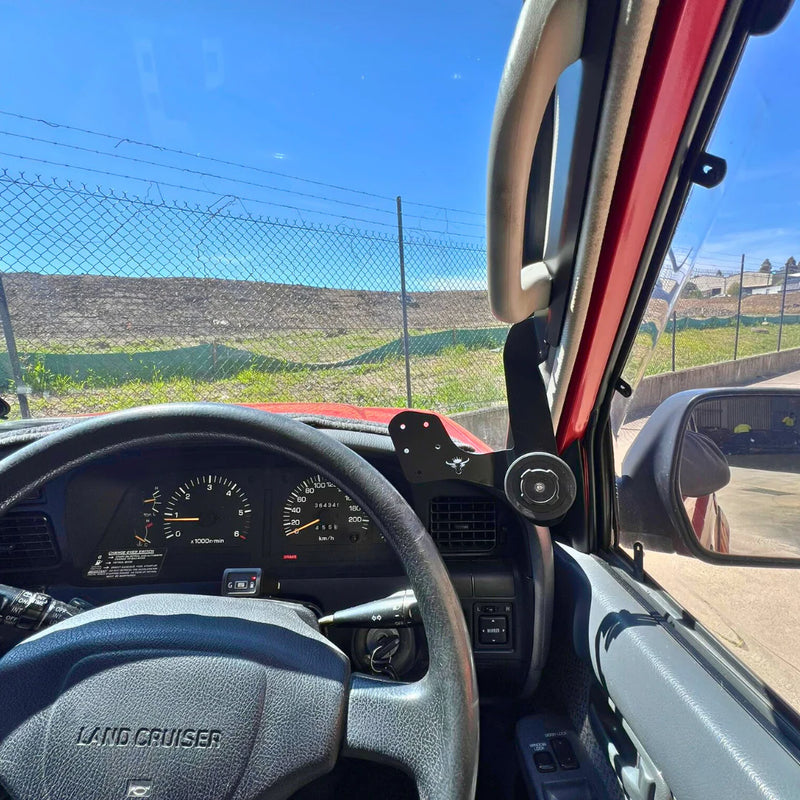 Load image into Gallery viewer, Toyota Land Cruiser 80 Series Scrub King Phone &amp; UHF Mount
