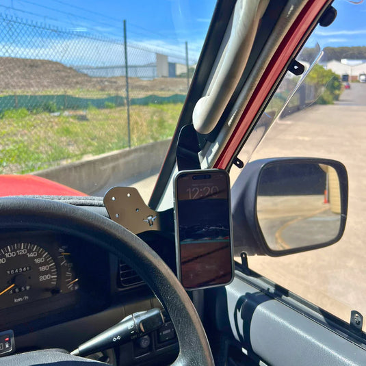 Toyota Land Cruiser 80 Series Scrub King Phone & UHF Mount
