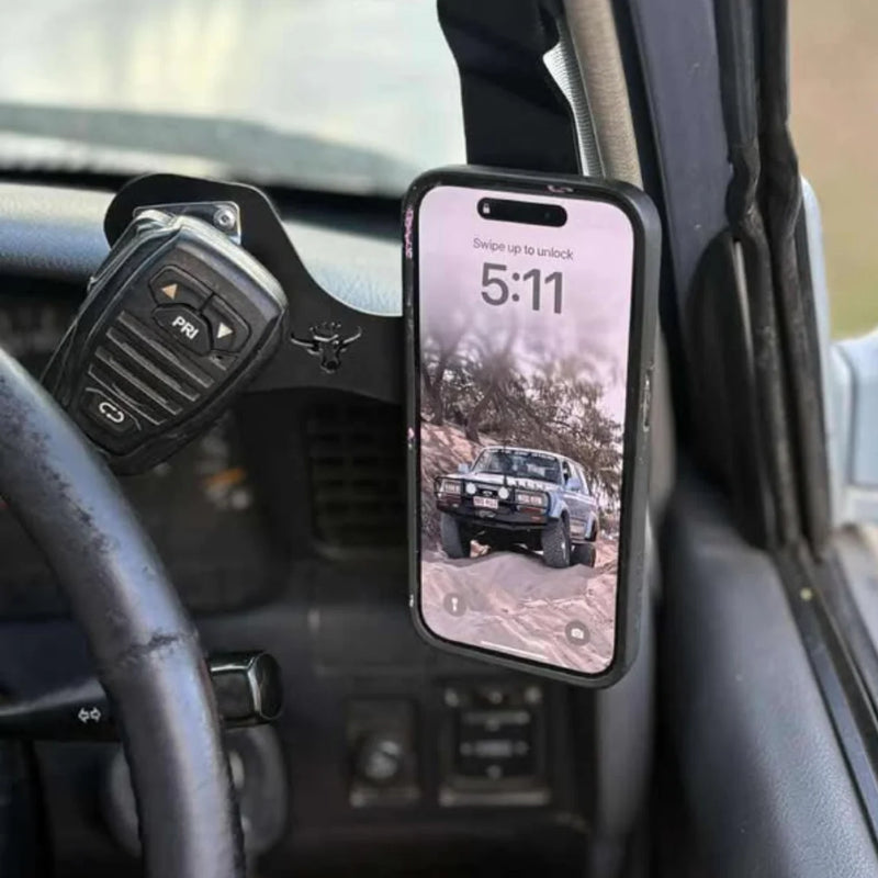 Load image into Gallery viewer, Toyota Land Cruiser 80 Series Scrub King Phone &amp; UHF Mount
