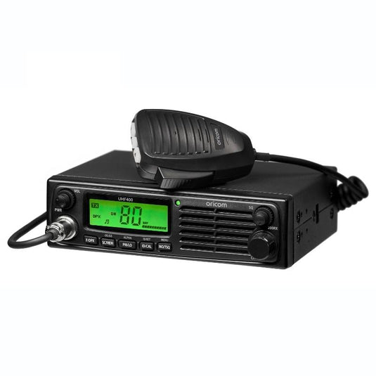 Oricom UHF400R Heavy Duty Din Size 5 watt UHF CB Radio 12/24V