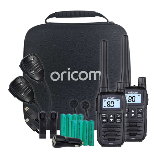 Oricom UHFTP2400 2 Watt Handheld UHF CB Radio Trade Pack