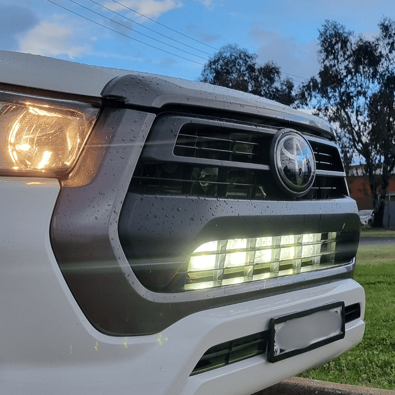 Load image into Gallery viewer, Ultra Vision Hilux N80 Driving Lights &amp; Light Bar Kits Side
