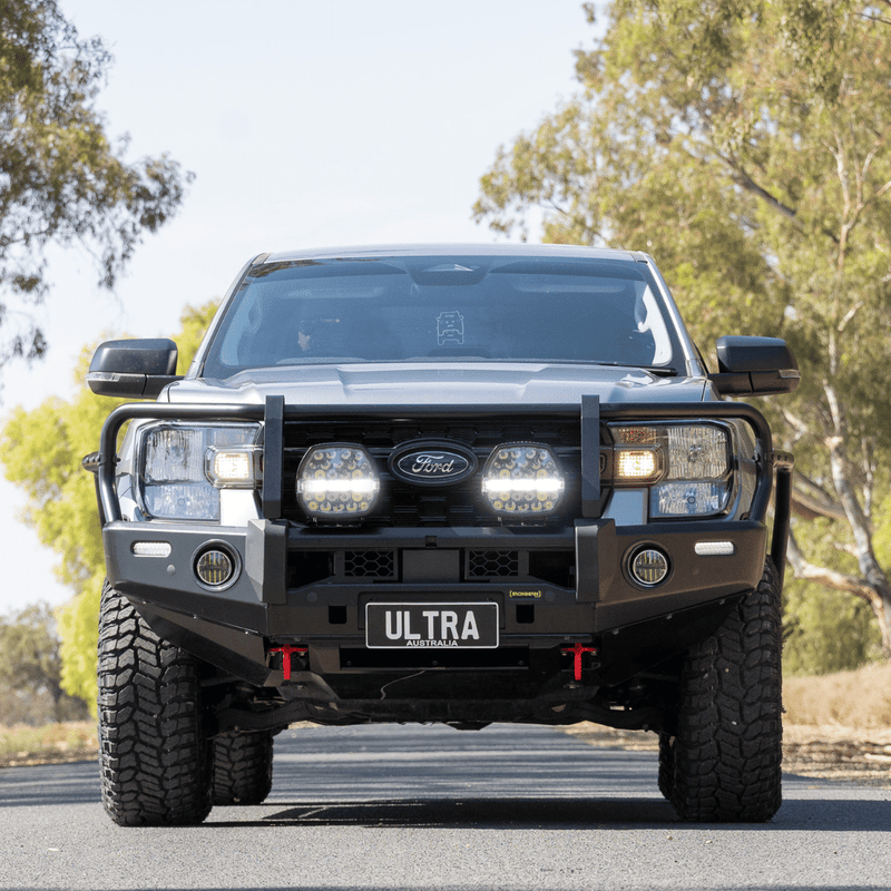 Load image into Gallery viewer, Ultravision Vulkan LED driving lights pair with adjustable beam, Australian made, IP68 waterproof
