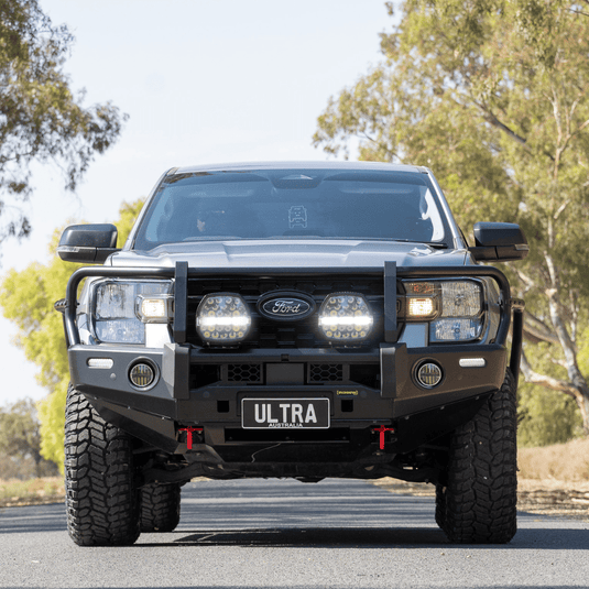 Ultravision Vulkan LED driving lights pair with adjustable beam, Australian made, IP68 waterproof