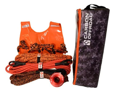 Load image into Gallery viewer, Carbon Offroad Gear Cube Ultimate Recovery Rope Kit
