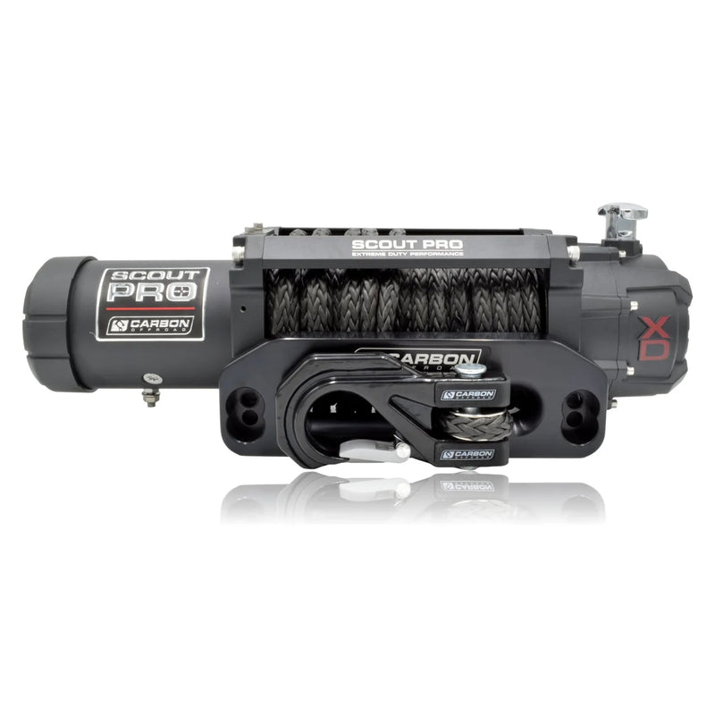 Load image into Gallery viewer, Carbon Scout Pro 10000lb Winch V3
