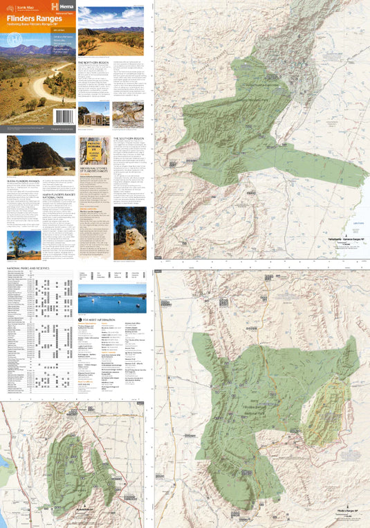 Hema Flinders Ranges Map