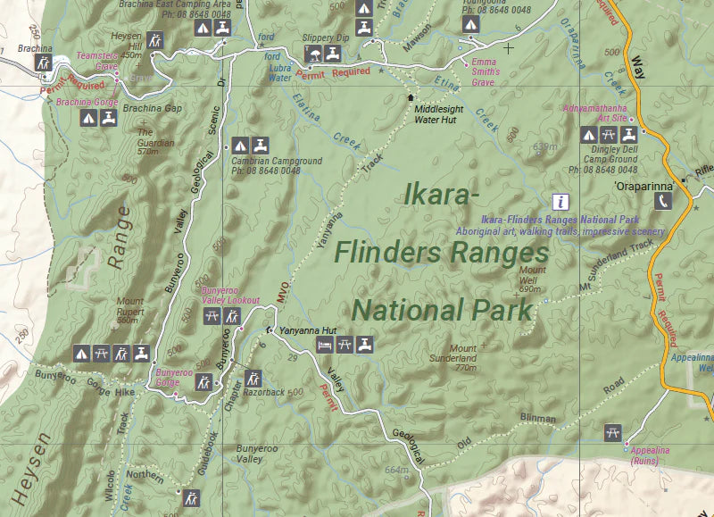 Load image into Gallery viewer, Hema Flinders Ranges Map
